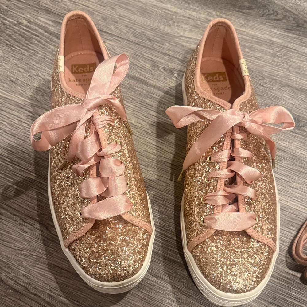 Keds Women's Sparkling Sneakers - Pink Glitter
